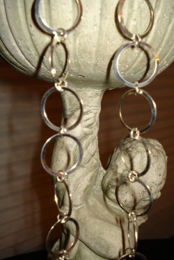 'Diva Dangle" Earrings in Silver from "K, Turn Around" Jewelry by Kimberly Edwards