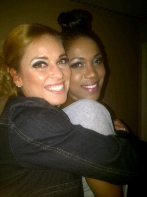 Kimberly Edwards & Amanda Forde on set of Shabi's Photo Shoot - Kimberly-Edwards.com