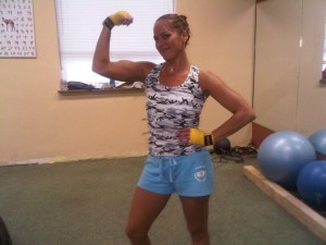 BAM Niagara Boxing Muscles - Kimberly Edwards, Canadian model, female boxer