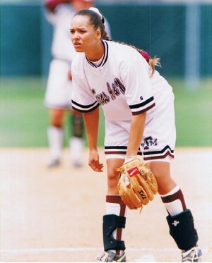 Pitching for Texas A&M - 1997 - Kimberly Edwards (Turner) - Kimberly-Edwards.com