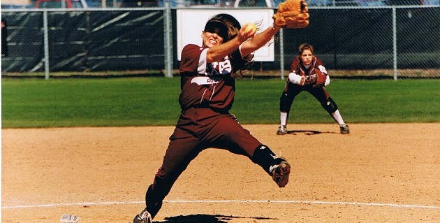 Pitching for Texas A&M - 1997 - Kimberly Edwards (Turner) - Kimberly-Edwards.com