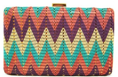 Colorful Pattern Evening Bag - wholesalehandbags1.com