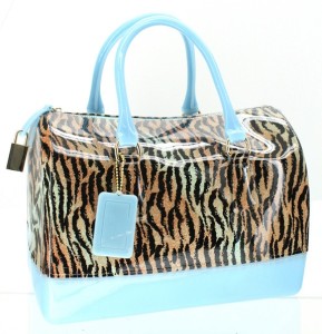 Zebra Print Jelly Satchel - mezonhandbags.com