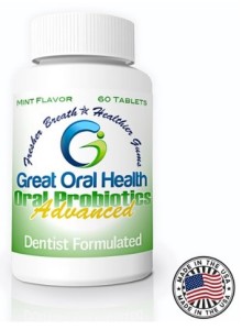 Great Oral Health Advanced Oral Probiotics in Mint - greatoralhealth.com